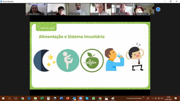 Equipa SEDUCE 2.0 participa na Sessão de Sensibilização para Alimentação Saudável organizado pela Universidade Sénior de Esmoriz